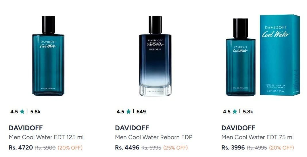 Myntra Adidasmin 60 Offdavidoffflat 25 Offnau