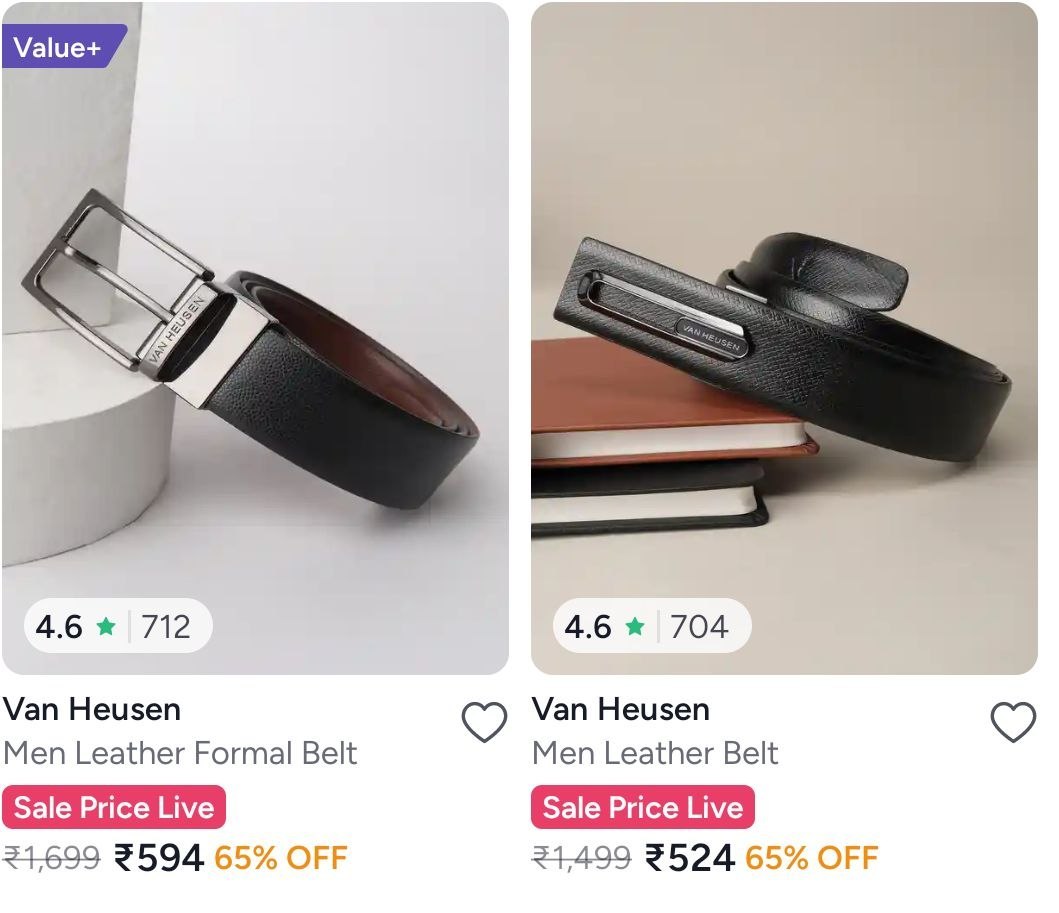 Myntra Allen Solly Van Heusen - Belts Wallets