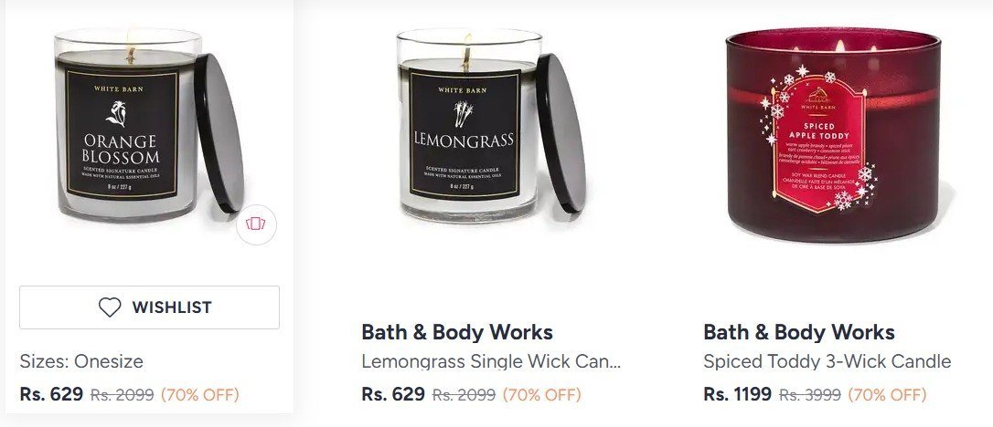 Myntra Bath Body Works 70