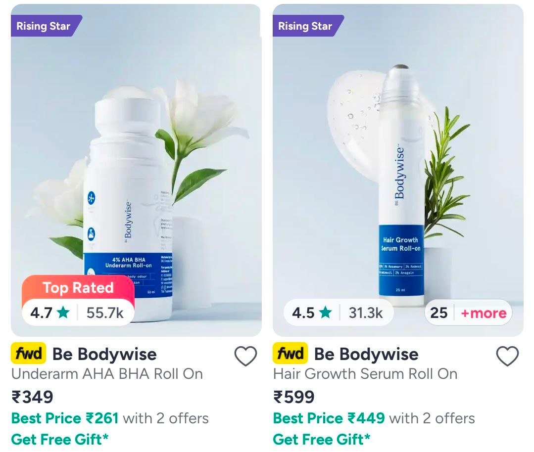 Myntra Be Bodywise 60 Gifts At Orders Above 4