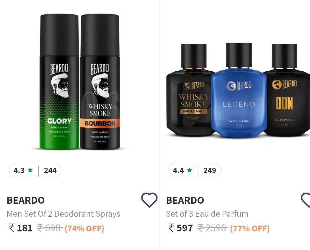 Myntra Beardo Perfumes At 77 Offlink