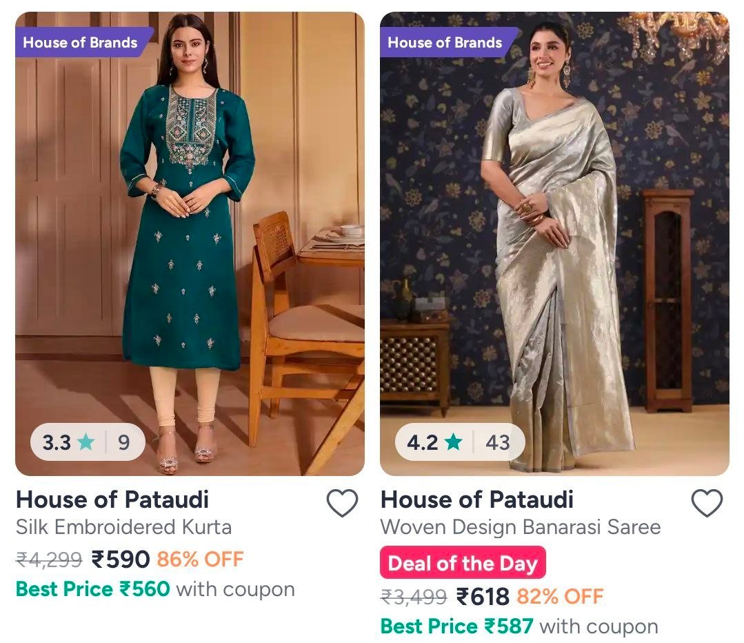 Myntra Brand Sale House Of Pataudi Up To 85 W