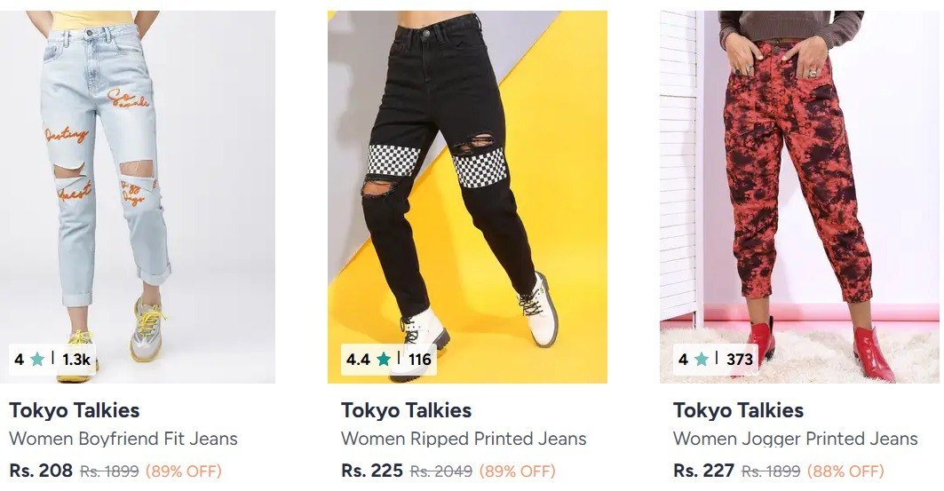 Myntra Branded Jeans 89 Starts From 208men Wo