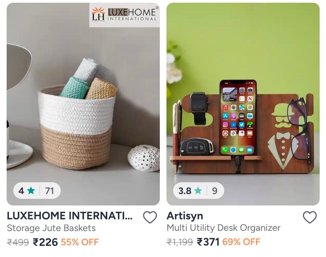 Myntra Budget Picks Under 499 Desk Organisers