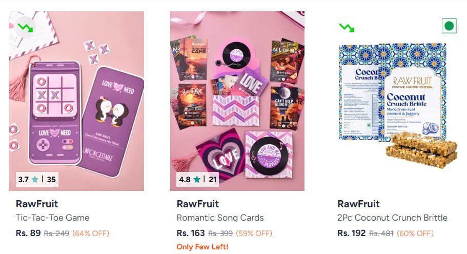 Myntra Buy Assorted Gifts Starting At 89 -buy Choc
