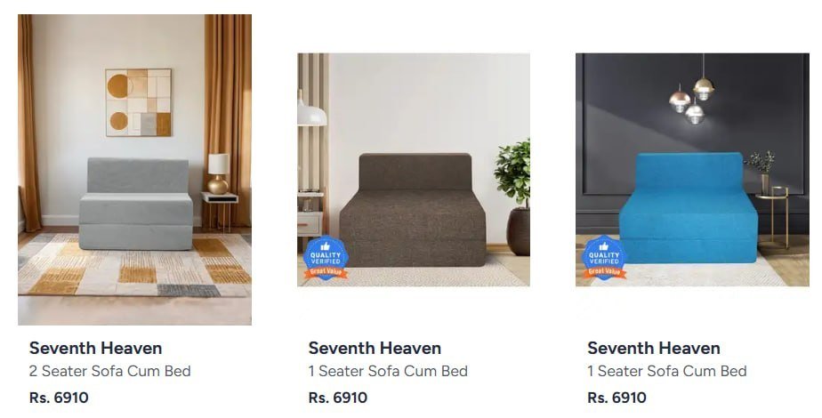 Myntra Buy Inflatable Sofa And Bed Starting A