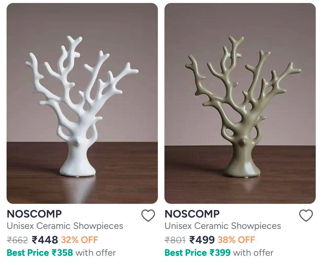 Myntra Buy Noscomp Showpieces Starting At 448