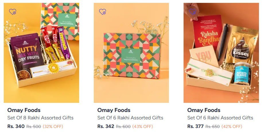 Myntra Buy Omay Foods Assorted Gifts Set Of R