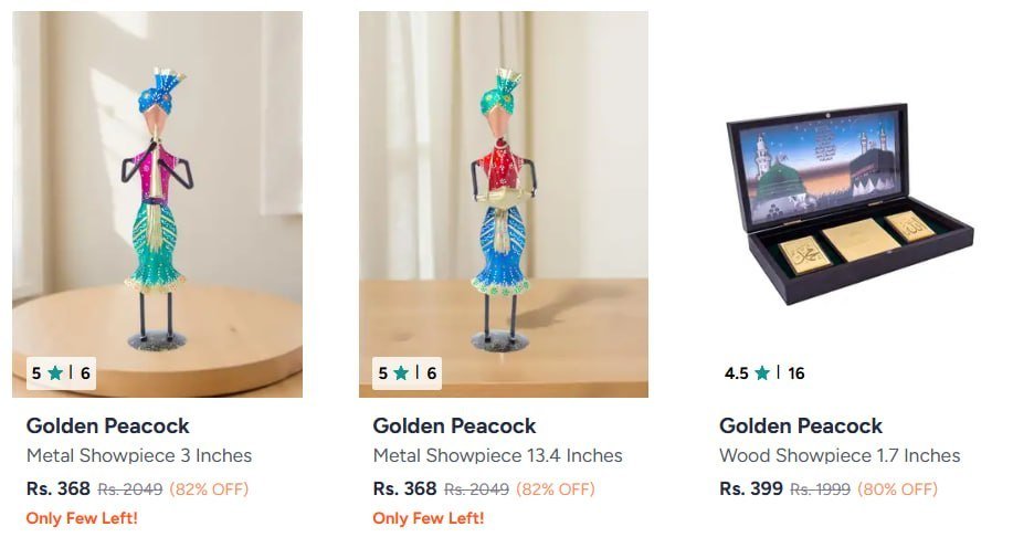 Myntra Buy Showpieces Starting At 300 - Buy V