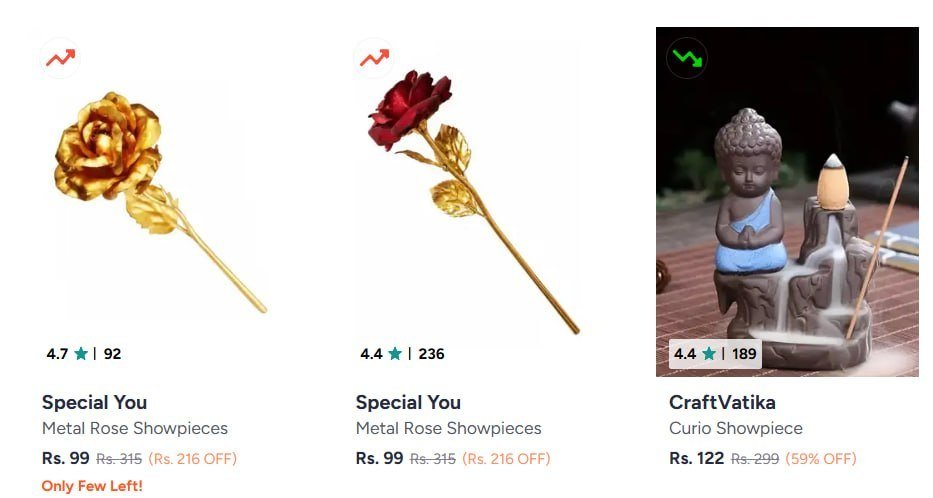 Myntra Buy Showpieces Starting At 94 -