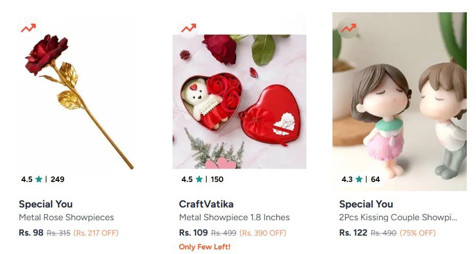 Myntra Buy Showpieces Starting At 98 -