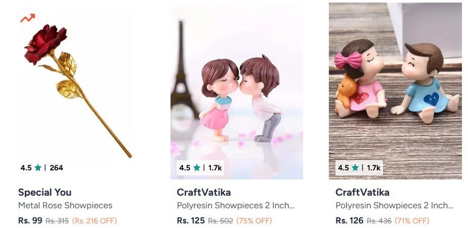 Myntra Buy Showpieces Starting At 99 -link