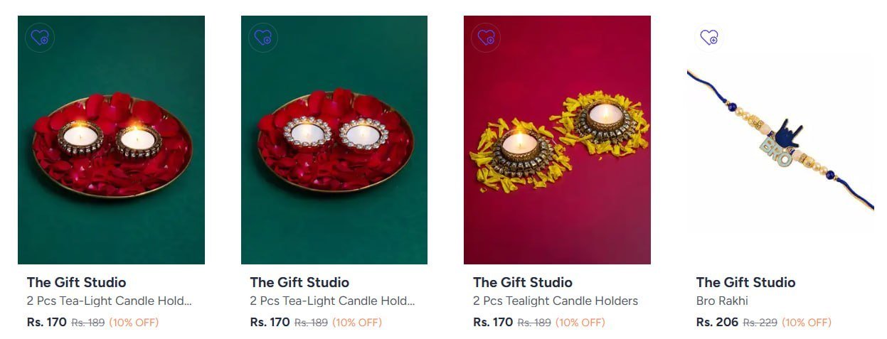 Myntra Buy The Gift Studio Rakhi Set Starting