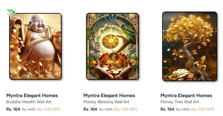 Myntra Buy Wall Art Starting At 164 -