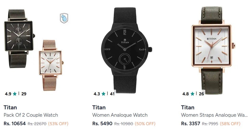 Myntra Calvin Klein Watches At Min 50 Fastrack Watches At Min 50 - myntra deals today india