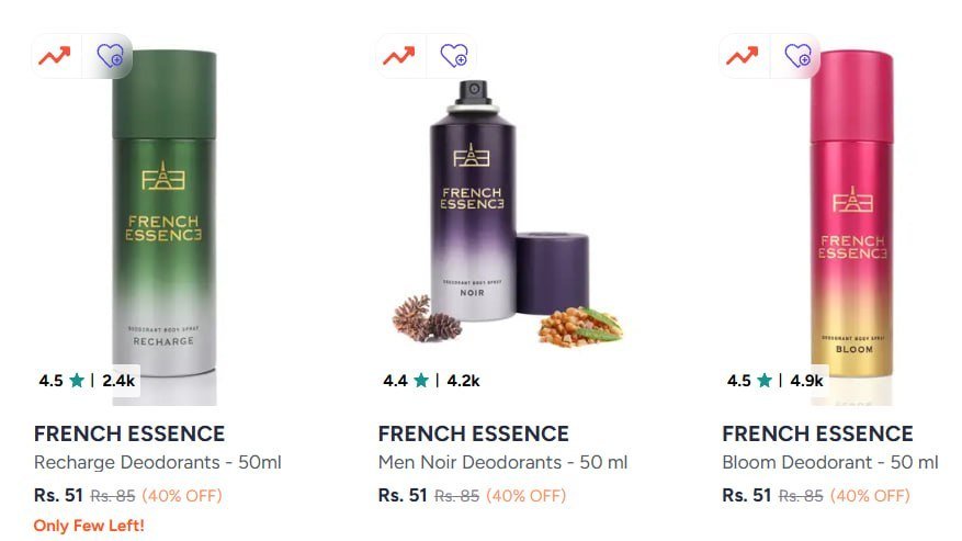 Myntra Deo Starting From 51