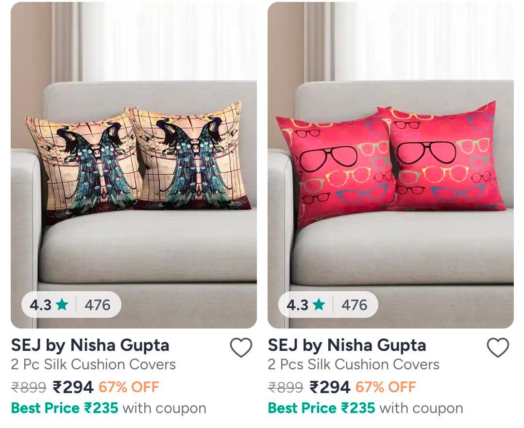 Myntra Double Bed Fitted Bedsheets Starts 229festi