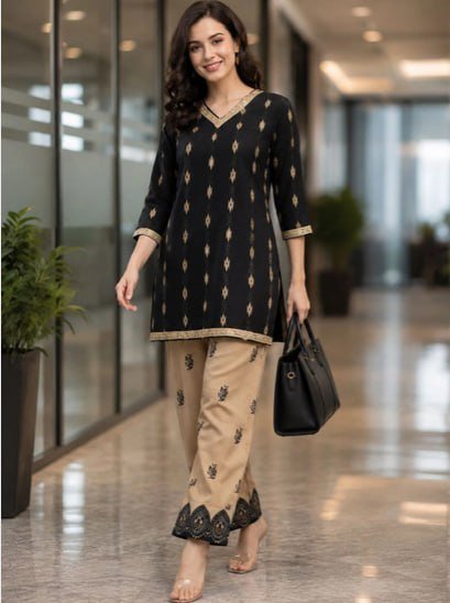 Myntra Ethnic Wear Anouk Women Kurti Set 1 04