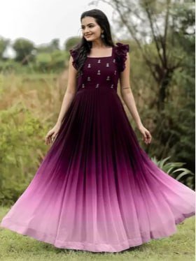 Myntra Ethnic Wear Sangria Maxi Dress Sangria Embr