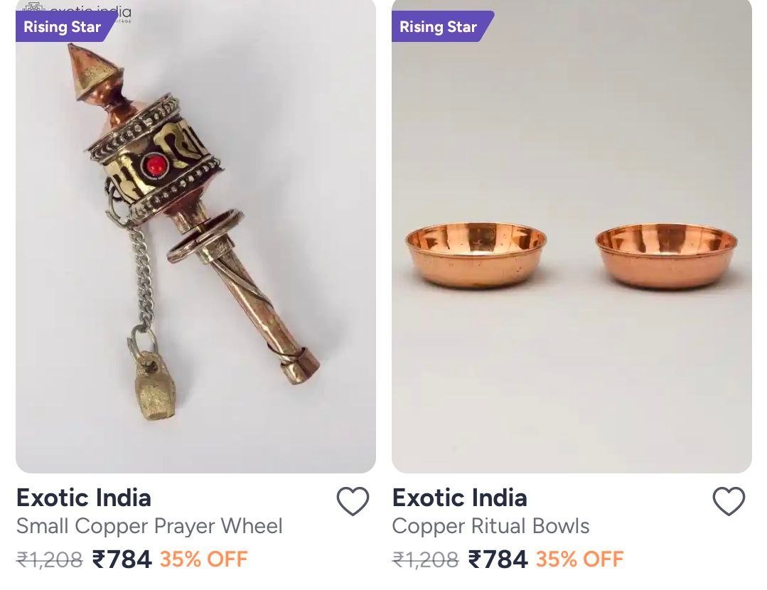 Myntra Exotic India Showpieces Starting At Rs