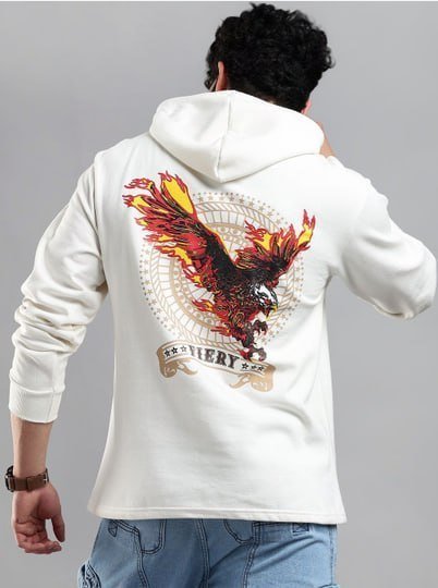 Myntra Fashion Lewel Men S Printed Hooded Sweatshi