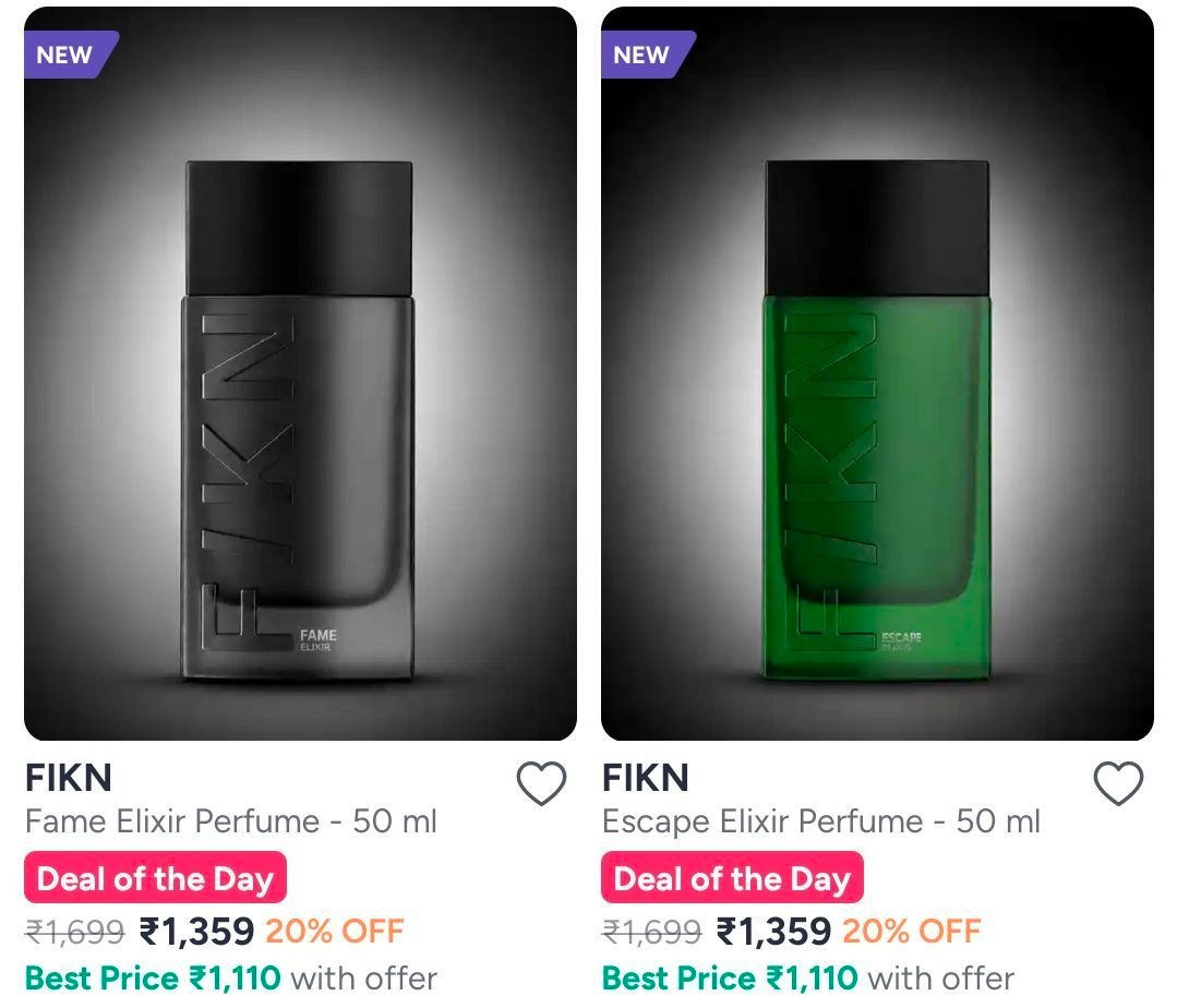 Myntra Fikn Alert 20 On All Products Plus 15 Extra