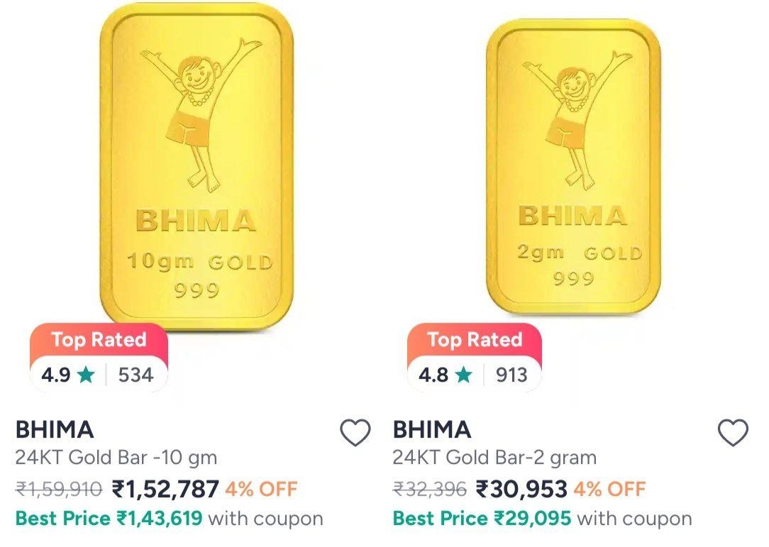 Myntra Gold Loot Great On Gold Coins Use Blinkdeal