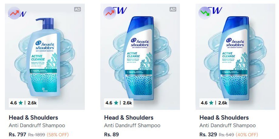 Myntra H S Active Cleanse New Exclusive Range