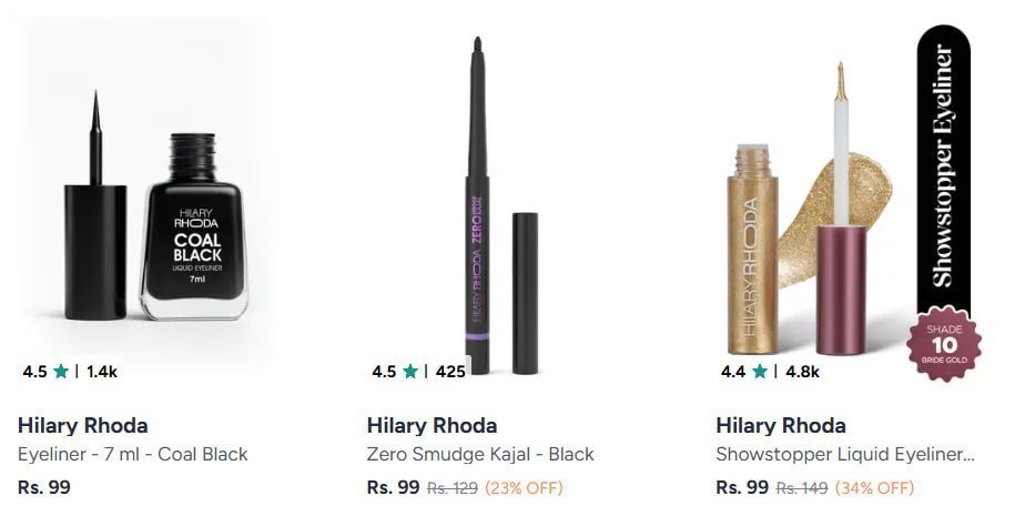 Myntra Hilary Rhoda Eyeliner From 99