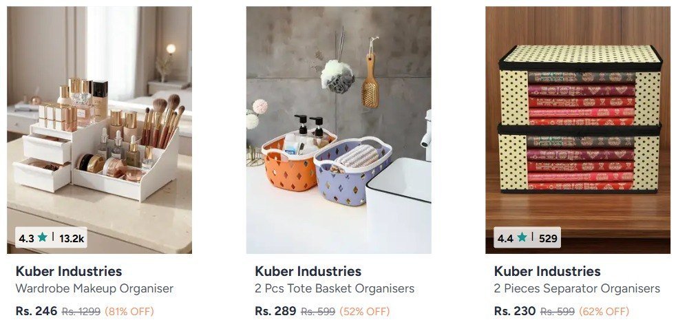 Myntra Home Organiser Deals Kuber Industries 