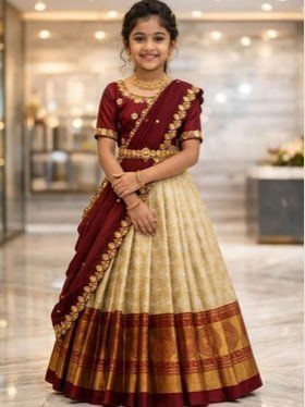 Myntra Kids Ethnic Wear Kalini Girls Lehenga 