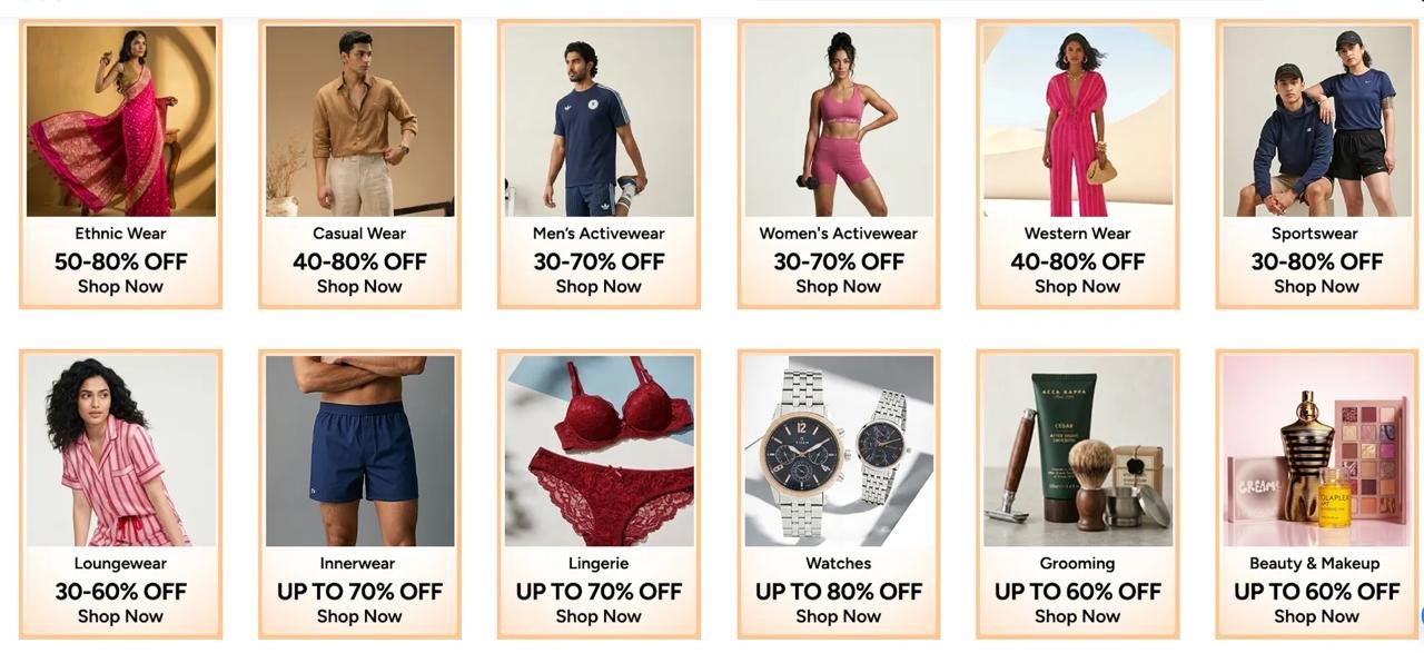 Myntra Mega Fashion Sale Up To 80 Fashion Beauty W