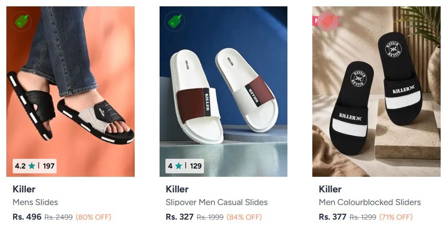 Myntra Men Casual Footwear Under 499flip Flop