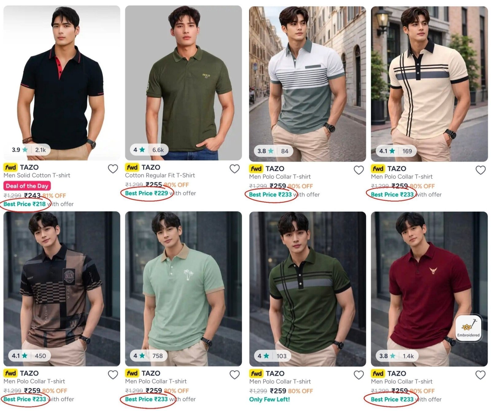 Myntra Men Polo T-shirt From Fwdpassd