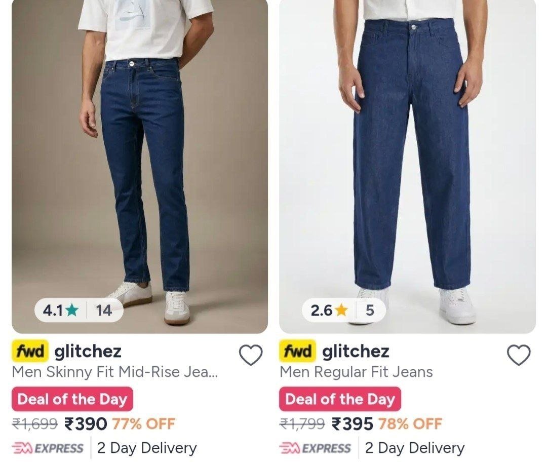 Myntra Men S Jeans Start Rs 390
