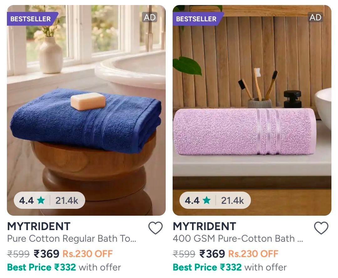 Myntra Min 70 On Newly Launched Double Bedshe