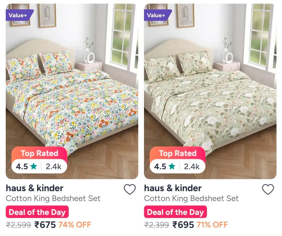 Myntra Mytrident Haus Kinder Bedsheet Min 50 Offmy