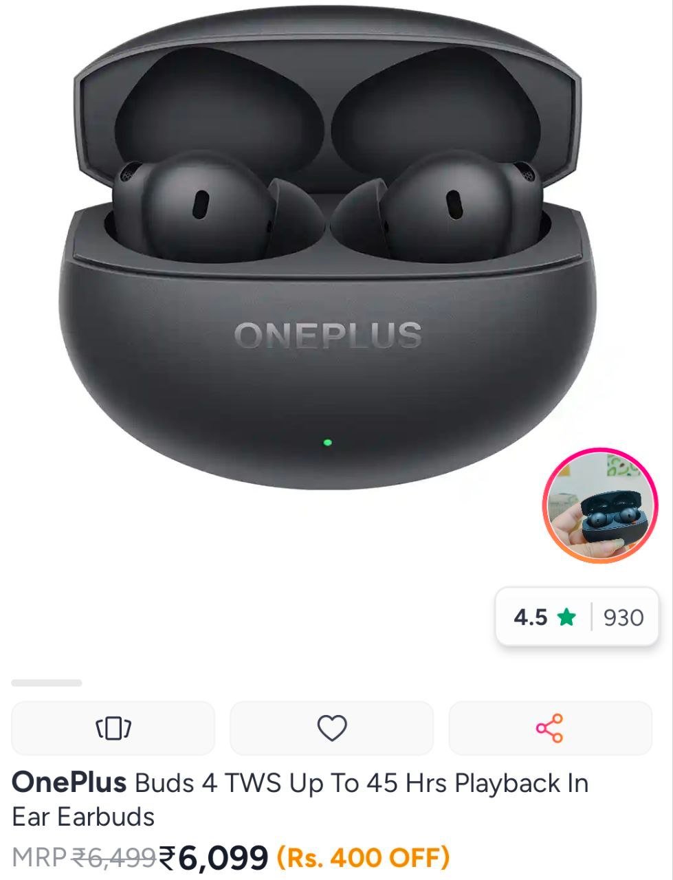Myntra Oneplus Audio Deals Oneplus Buds 4 5 489 Ba