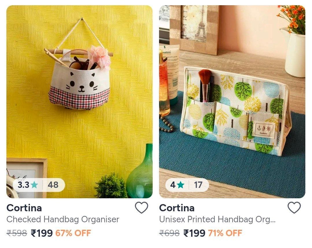Myntra Organizers Starting 195