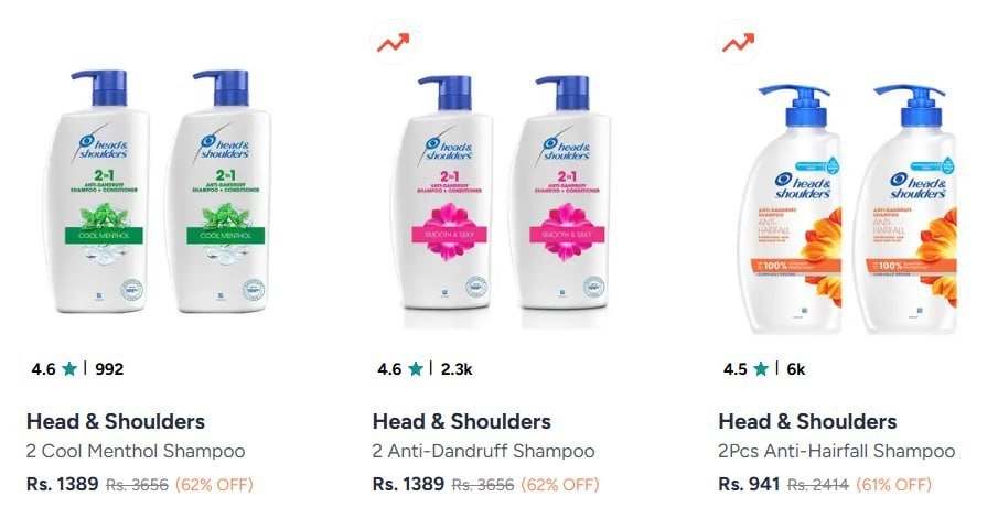Myntra Pantene Head Shoulders Min40