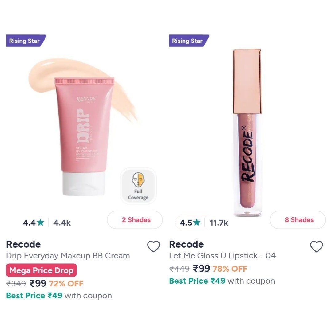 Myntra Recode Products Starting From 99