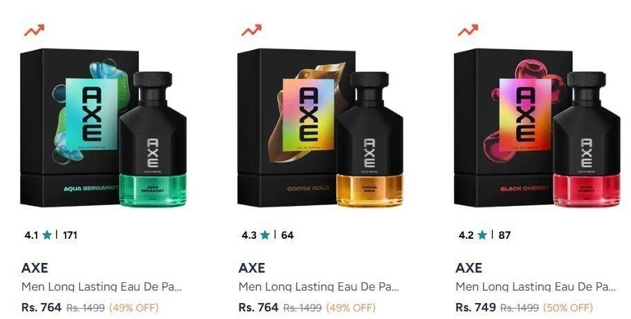 Myntra Trendy Pick Myntra Up To 65-70 - Axe U