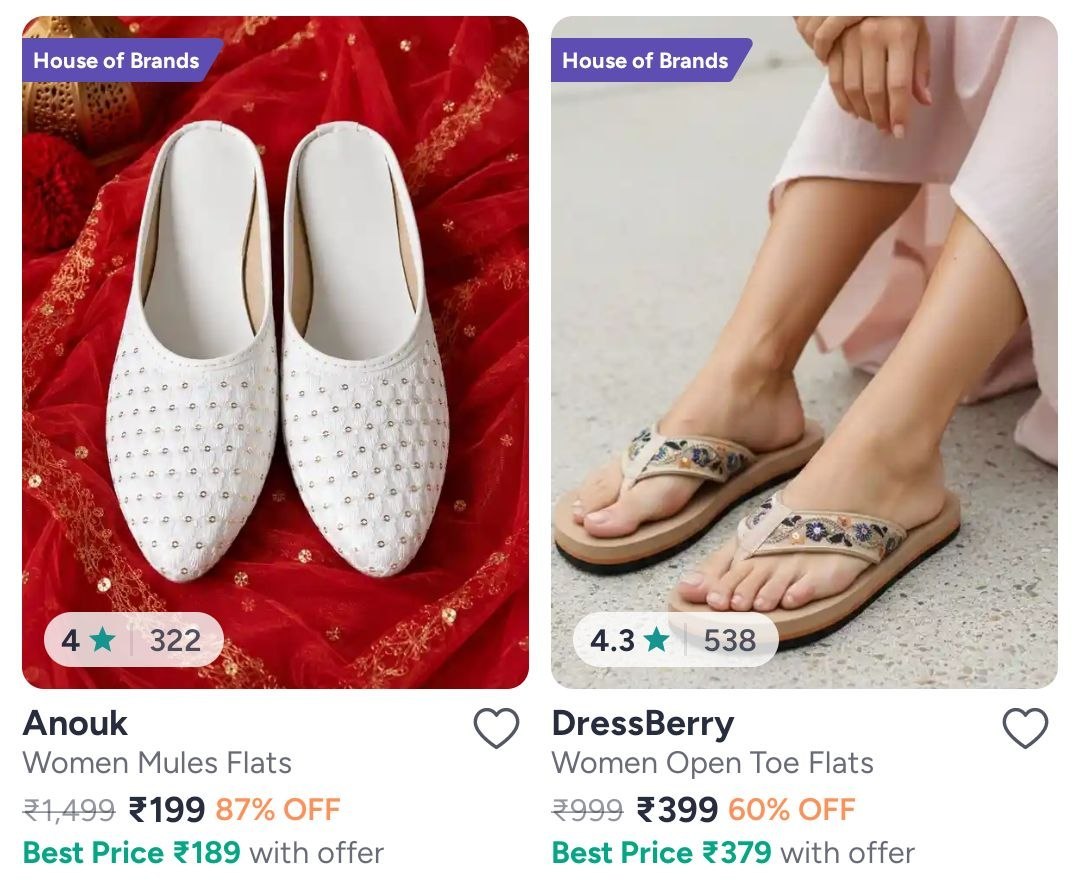 Myntra Women Footwear - Under 399