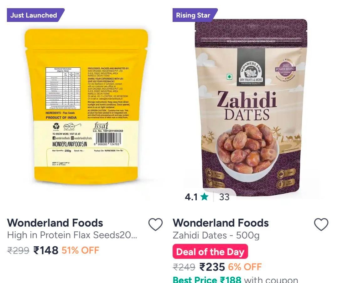 Myntra Wonderland Foods Gourmet Dried Fruits Starting At 150 -