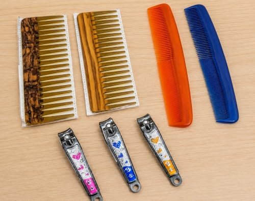 Nail Clipper And Hair Comb Grooming Set 7 Piece 120 Mrp Save