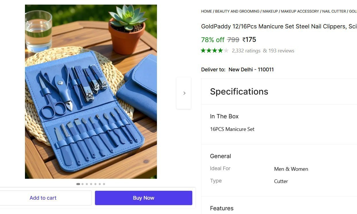 Nail Cutter Cleaning Kit 175