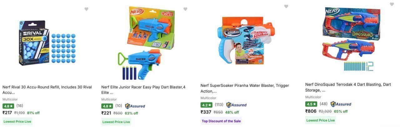 Nerf Toy Gun 80