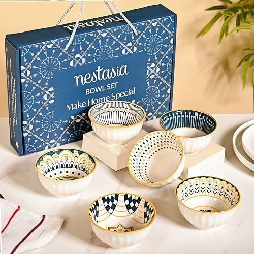 Nestasia Ceramic Bowl Set Of 6 Microwave Dish