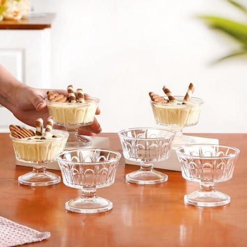Nestasia Transparent Glass Bowl Set Of 6 For 