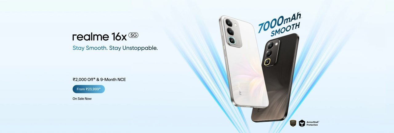 New Launch Alert Realme 16x 5g Just Launched 7000m